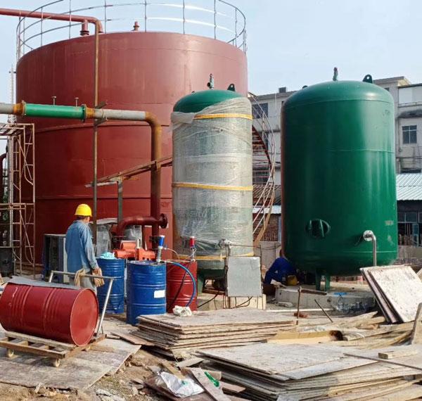 廢水處理設備內(nèi)部聚脲防腐案例