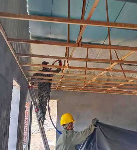 養(yǎng)殖場噴涂(圖2) 養(yǎng)殖場噴涂