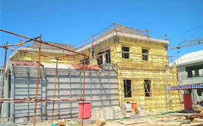 墻體發(fā)泡保溫聚氨酯噴涂案例